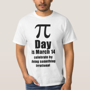 Pi-dagsfirande t-shirt