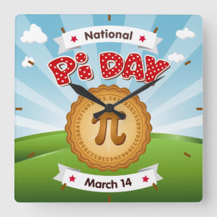 Pi-dagstid, Helgdag Fyrkantig Klocka