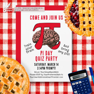 PI DAGY Memorization Party Inbjudningar