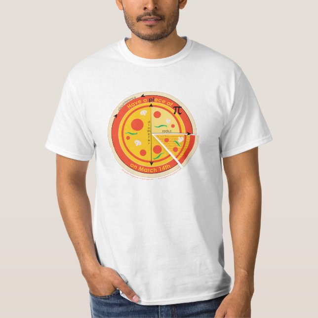 Pi-dag'Za skjorta Tee Shirt (Framsida)