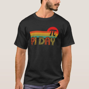 Pi Day 14 March Lycklig Pi Day Grekiska symbolen M T Shirt