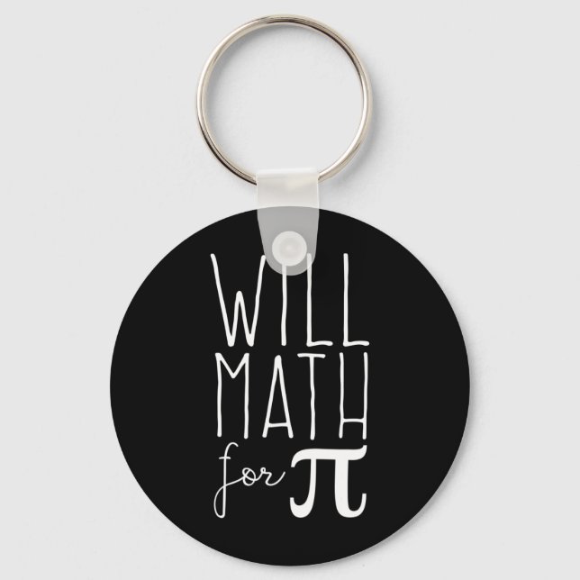 Pi Day 14 Math Älskare Science Funny 3.14 Pi P Nyckelring (Framsida)