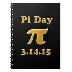 Pi Day 2015 - bärbar dator Anteckningsbok Med Spiral