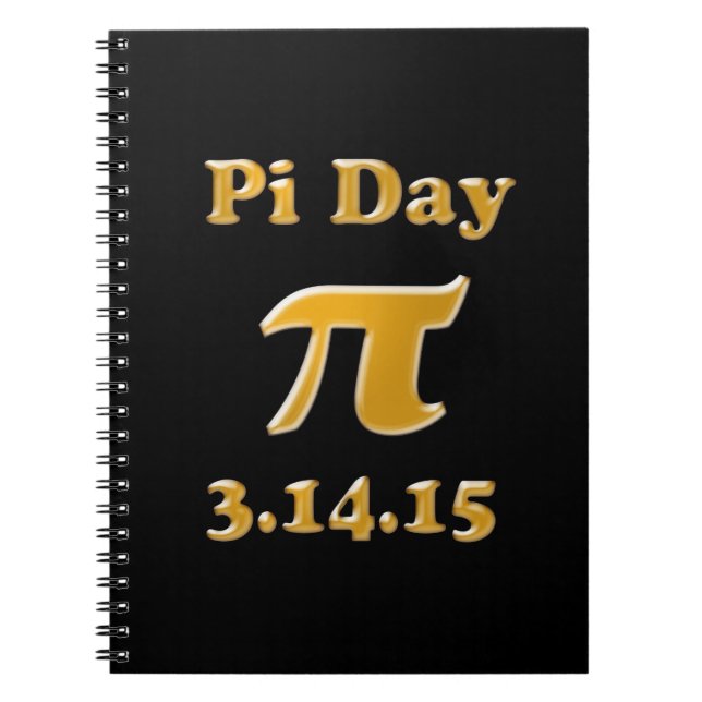 Pi Day 2015 - bärbar dator Anteckningsbok Med Spiral (Framsidan)