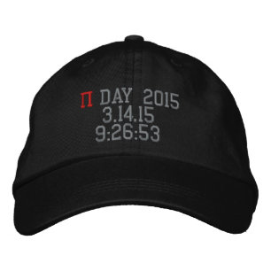 Pi Day 2015 Broderad Keps