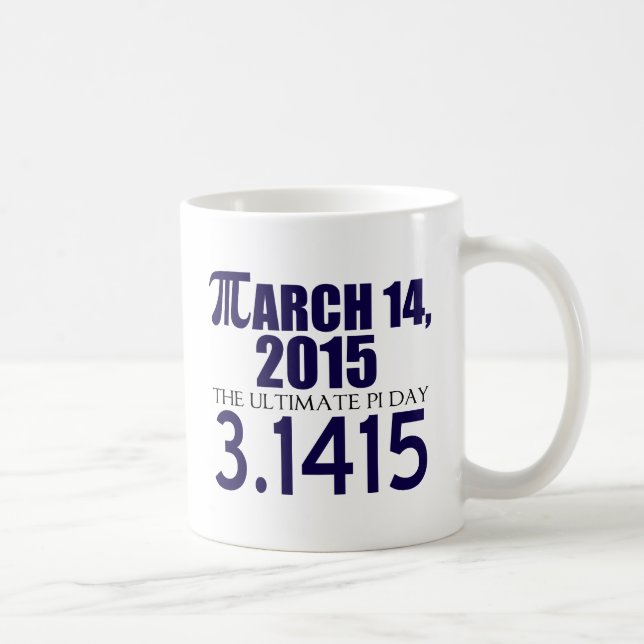 Pi Day 2015 Kaffemugg (Höger)