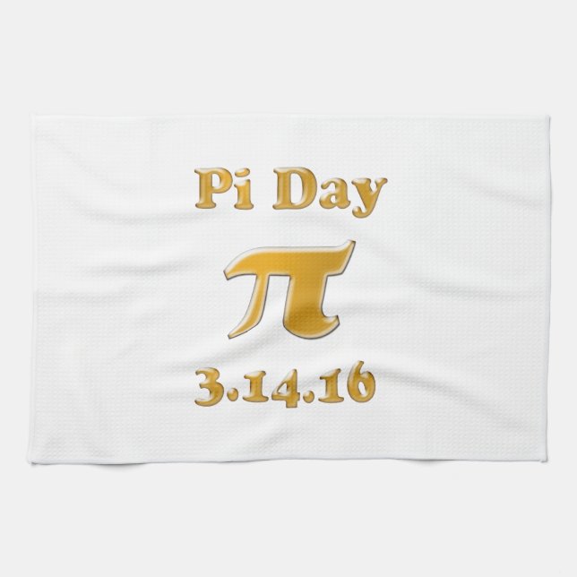 Pi Day 2016 Kökshandduk (Horisontell)