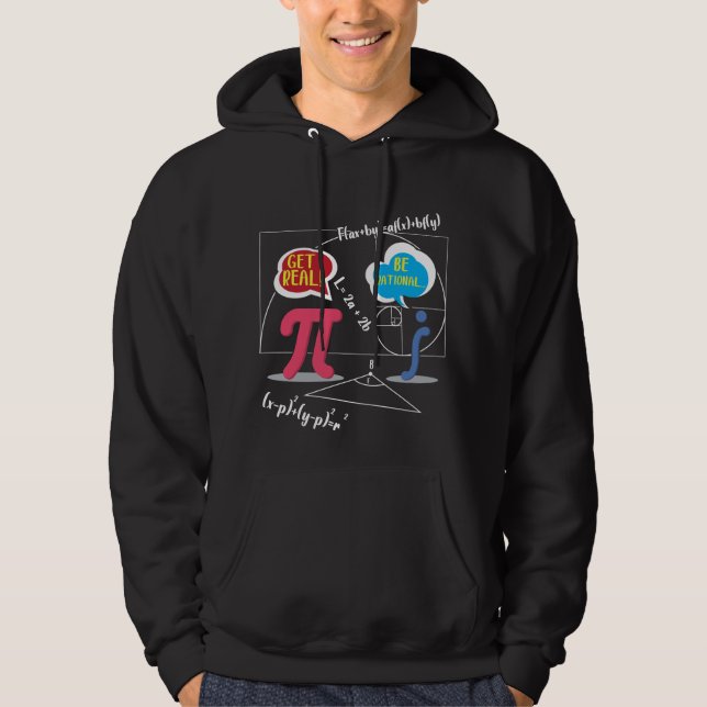 Pi Day 2020 Mathematics Nerd Math Teacher Formula Hoodie (Framsida)