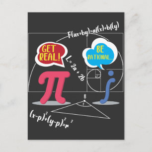 Pi Day 2020 Mathematics Nerd Math Teacher Formula Vykort
