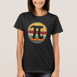 Pi Day 2022 Math Mathematics Retro Vintage Design T Shirt
