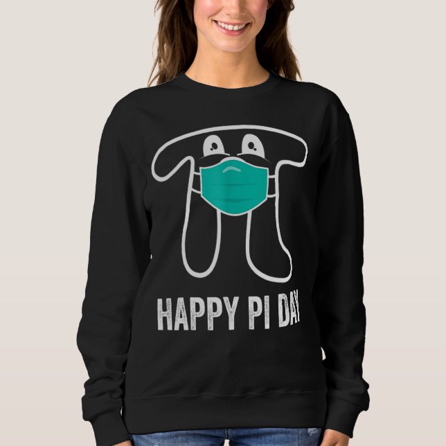 Pi Day 2022 Pi Math Tee Ansikte Mask Funny (Framsida)