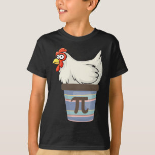 Pi Day 2025 Math Älskare Mathematics Chicken Pot P T Shirt