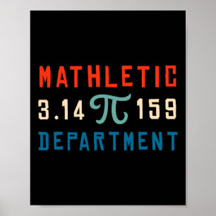 Pi Day 2025 Math Älskare Mathematics Mathletic Dep Poster