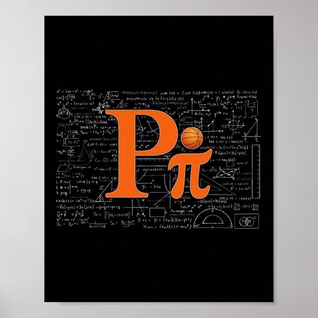Pi Day 2025 Math Science Funny Teacher Gift Poster (Framsidan)