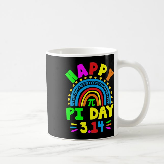 Pi Day 2025 Pi Day Rainbow Kaffemugg (Höger)