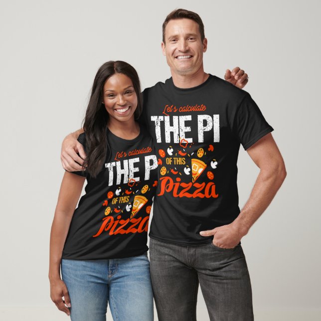 PI Day, 3 14, Beräkna PI för Pizza T-Shirt (Unisex)