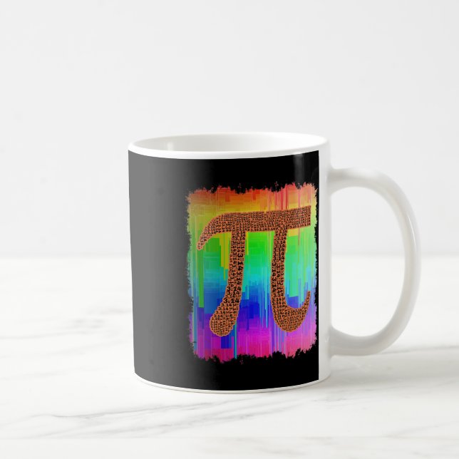 Pi Day 3.14 March 14:e Coolan Funny Nerd Math Geek Kaffemugg (Höger)