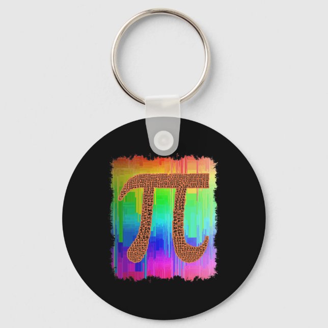 Pi Day 3.14 March 14:e Coolan Funny Nerd Math Geek Nyckelring (Framsida)