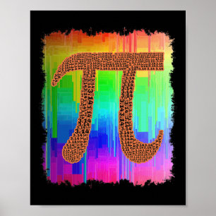 Pi Day 3.14 March 14:e Coolan Funny Nerd Math Geek Poster