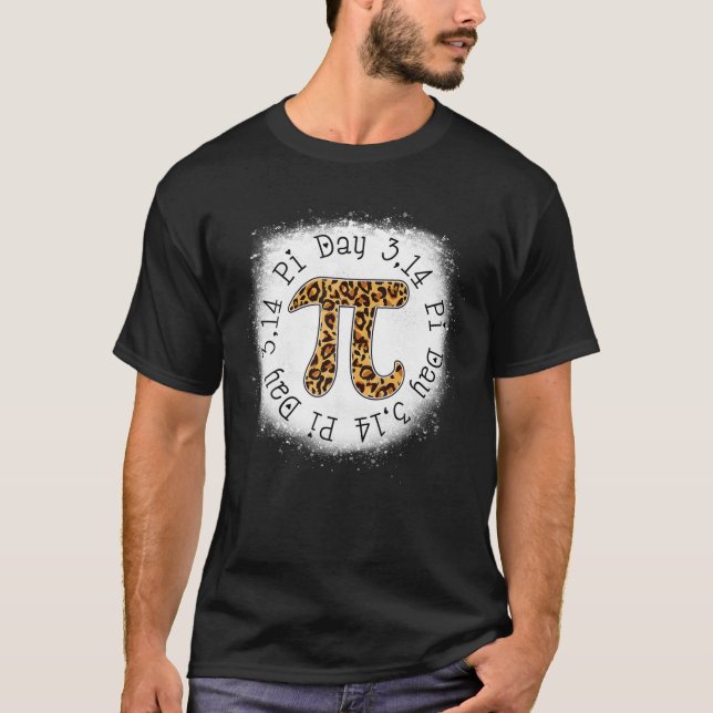 Pi Day 3.14 Math Presenter och Apparel Buffalo Pla T Shirt (Framsida)