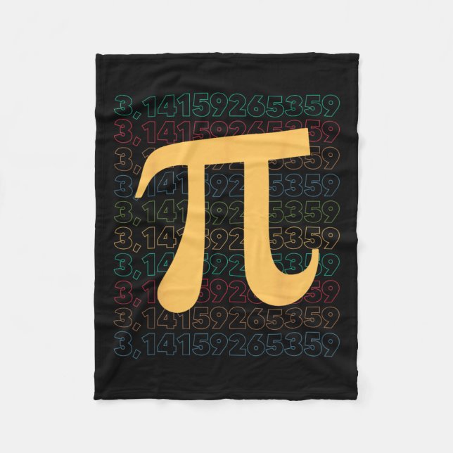 Pi Day 3.14 Math Science Teacher Studenter Manar W Fleecefilt (Framsidan)