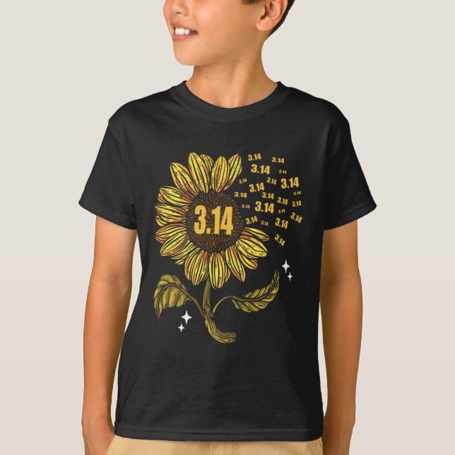 Pi Day 3.14 Nummersymbol för matematiklärare T Shirt (Framsida)