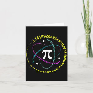 Pi Day 3.14 Pi Day Funny Math Älskare Lycklig Pi D Kort