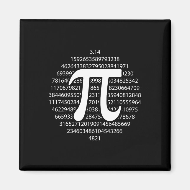 Pi Day 3.14 Pi Day Funny Math Älskare Lycklig Pi D Magnet (Framsidan)