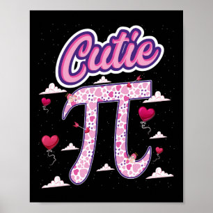 Pi Day 3.14 Shirt Kids Women Småbarn Girls Student Poster