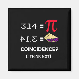 Pi Day 3.15 Pi Symbol Science and Math Teacher Gif Magnet