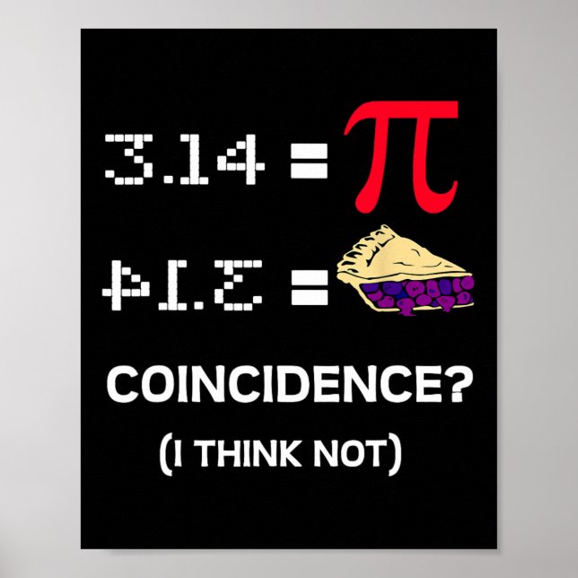 Pi Day 3.15 Pi Symbol Science and Math Teacher Gif Poster (Framsidan)
