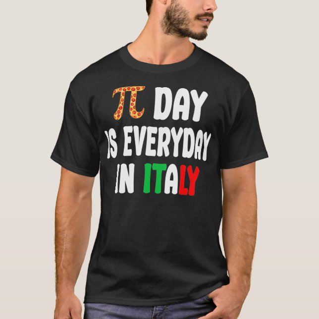 Pi Day 3  T Shirt (Framsida)