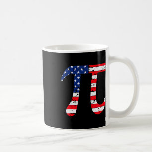 Pi Day American Flagga Patriotic Math Nerd Geek 3. Kaffemugg