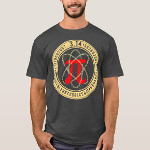 Pi Day Atom Pi Math Geek Science Älskare Premium T Shirt