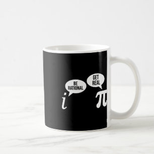 Pi Day BE Rational Get Real Funny Math Equation Te Kaffemugg