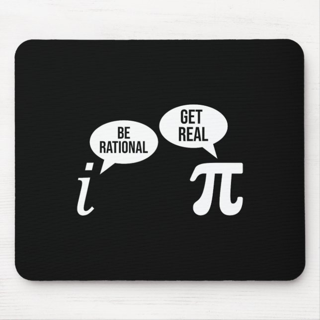 Pi Day BE Rational Get Real Funny Math Equation Te Musmatta (Framsidan)