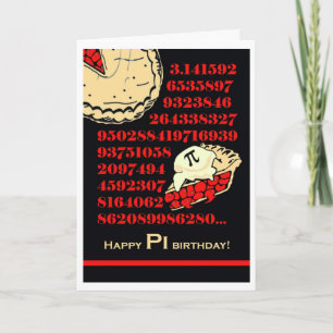 Pi Day Birthday, Grab a Slice of Pi Kort