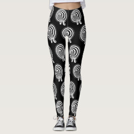Pi Day Black Hål Typography Leggings