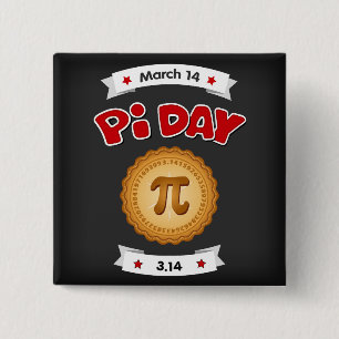 Pi Day Chalkboard, 14 mars Knapp