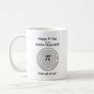Pi Day Circle Kaffemugg