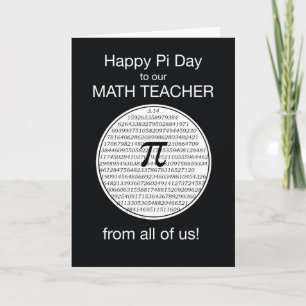 Pi Day Circle Kort