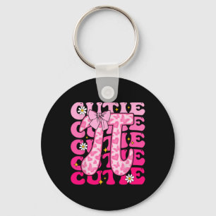 Pi Day Coquette Bow Women Kids Småbarn Math Teache Nyckelring