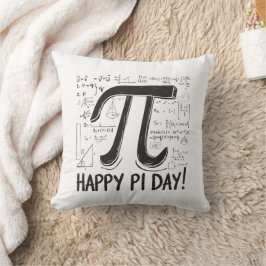 Pi Day Dekorativ kudde - Mysiga och Roligt Math Äl