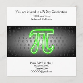 Pi Day-delinbjudan Inbjudningar