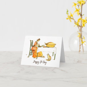 Pi Day-funktionellt Vintage Viktorian Illustration Kort