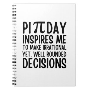 Pi Day Funny Anteckningsbok