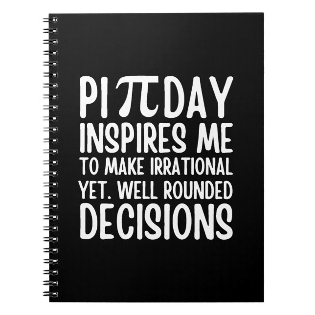 Pi Day Funny Anteckningsbok (Framsidan)