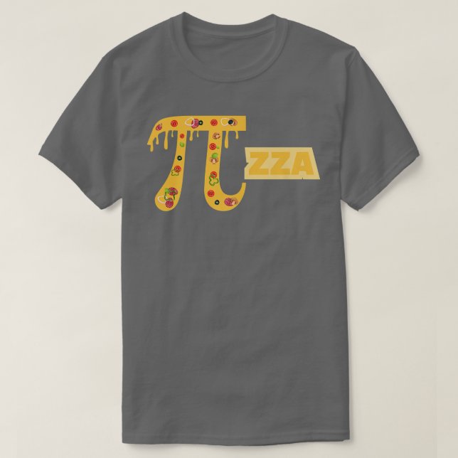 Pi Day Funny Graphic Apparel Pi Zza, Pizza Älskare T Shirt (Design framsida)