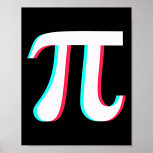 Pi Day Funny Graphic Math Teacher Student 3,14 Gif Poster