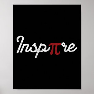 Pi Day Funny Inspire Studenter Lärare Geeks Nerds Poster